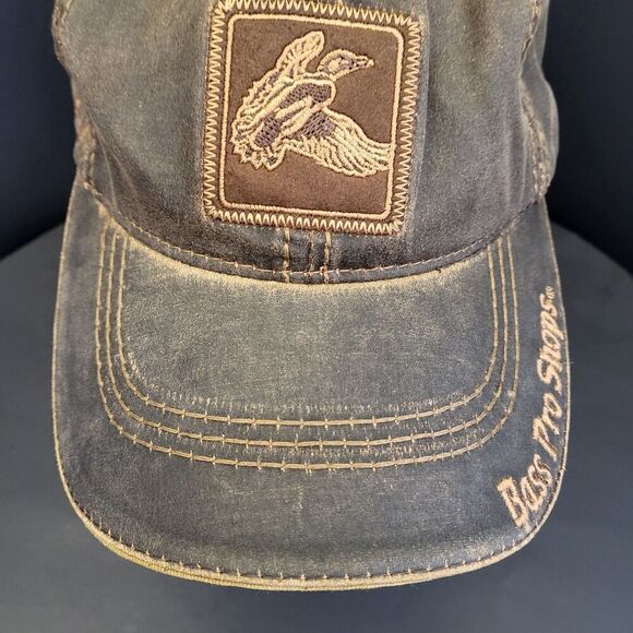 Bass Pro Shops Ball Cap Distressed Style Brown Memphis TN Adjustable One Size - Picture 9 of 10